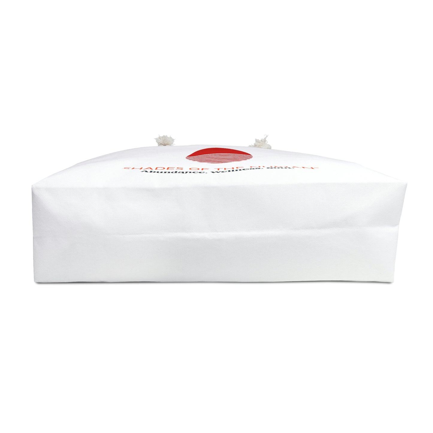 Red Sun Logo Weekender Bag, White
