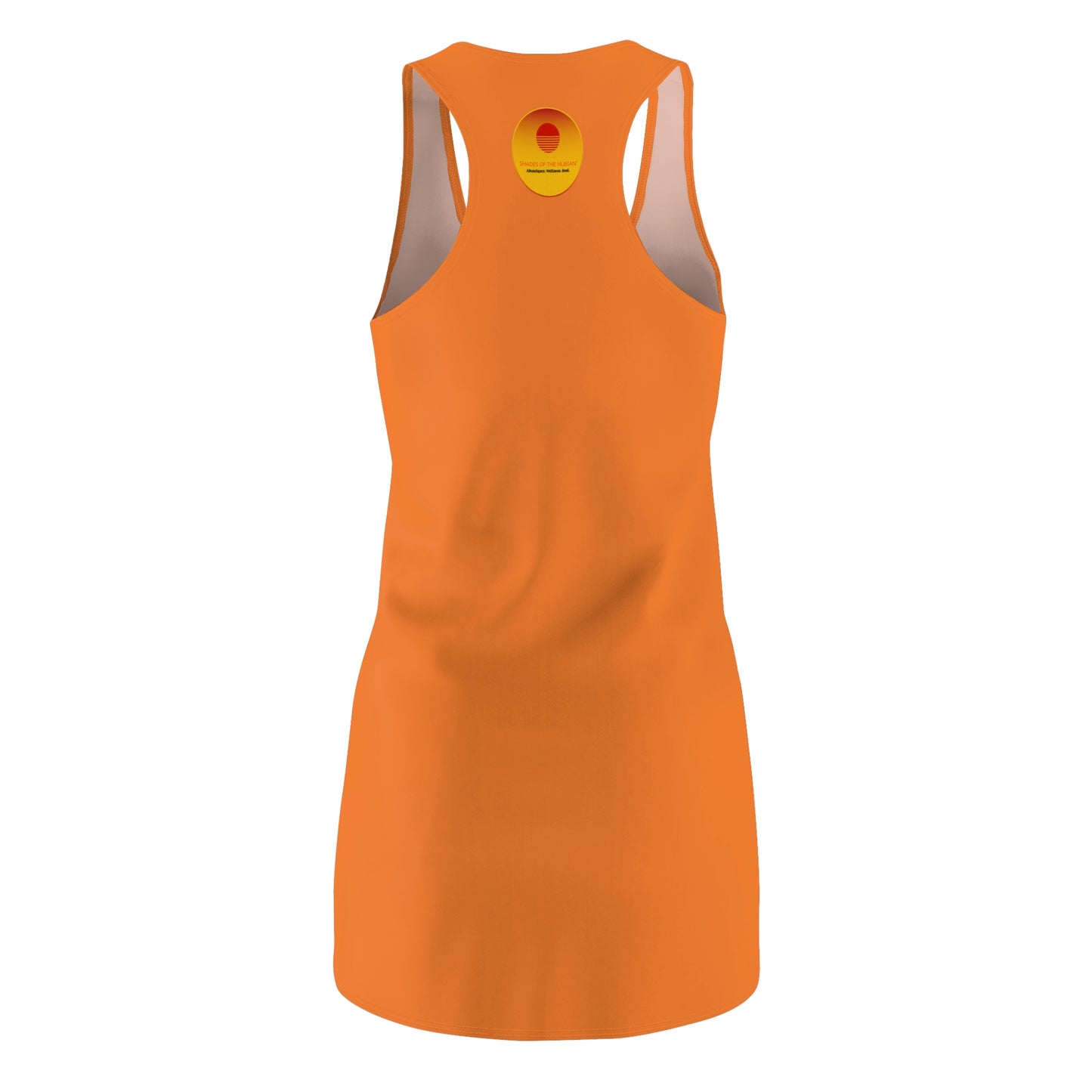 Goddess Racerback Dress, Tangerine