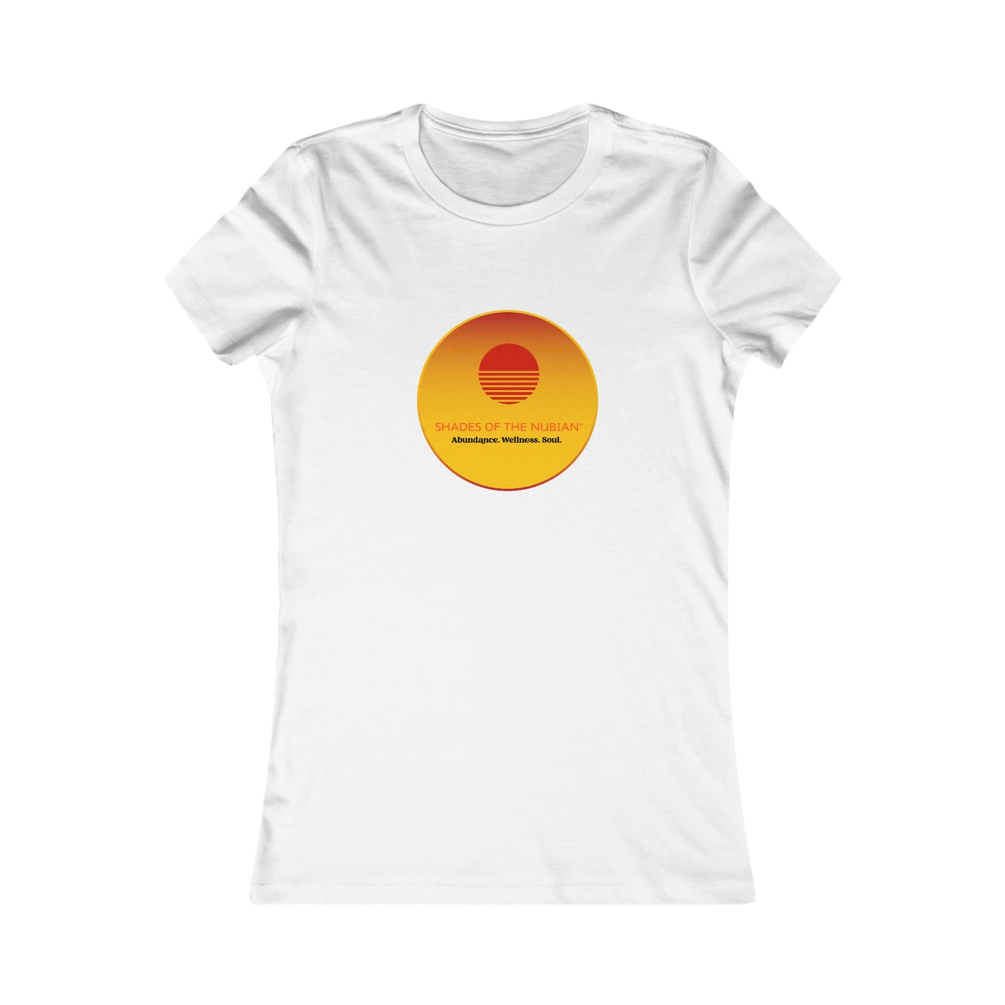 Women's Sun Logo Tee, White