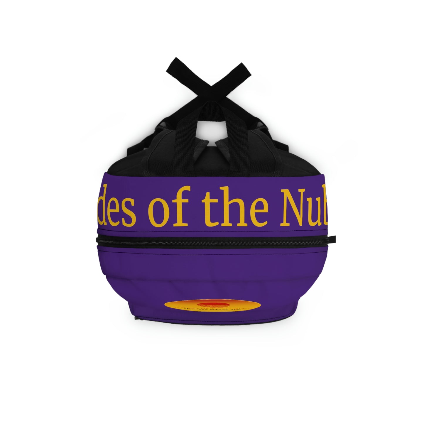 Shades of the Nubian Sun Logo Backpack, Deep Purple