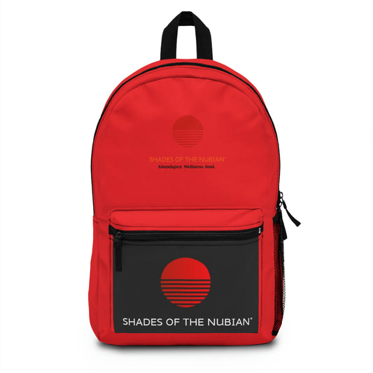 Red & Black Sun Logo Backpack