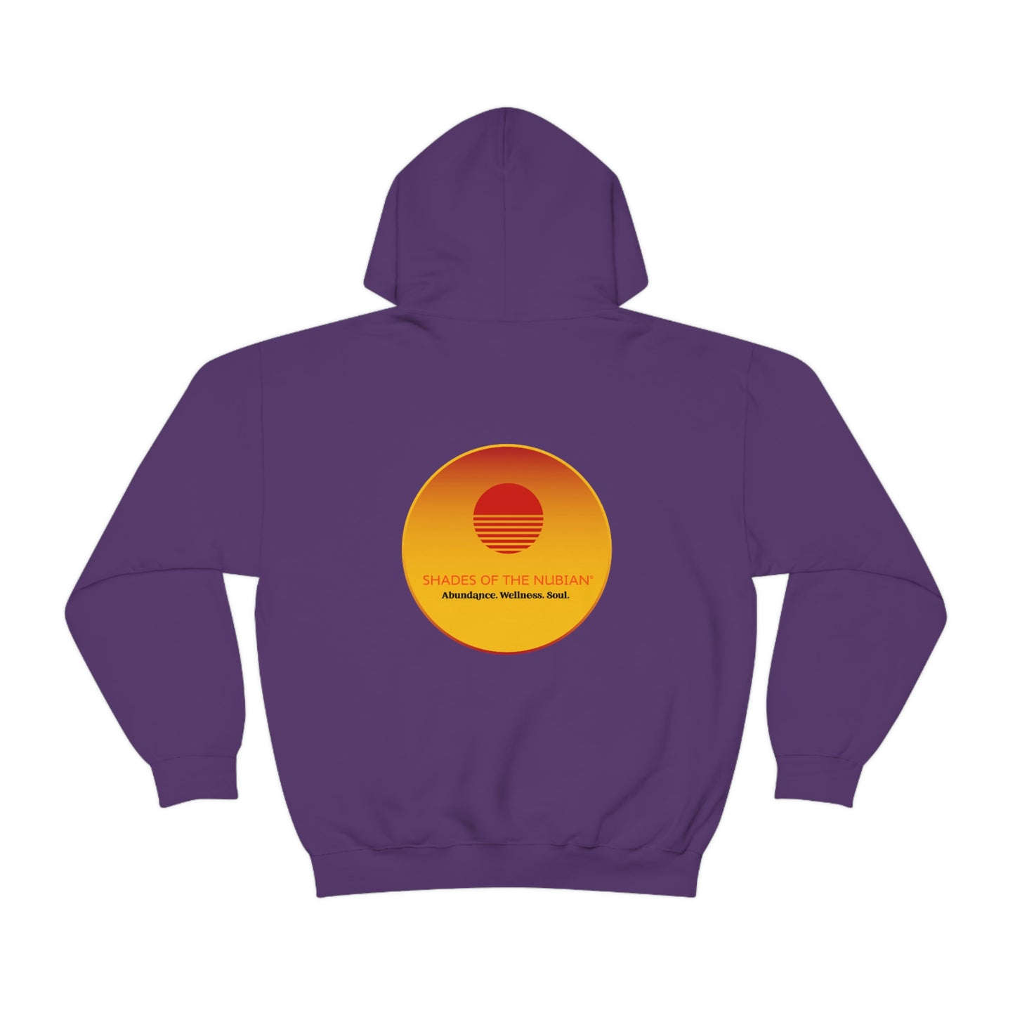 Unisex Sun Logo Heavyweight Hoodie, Purple